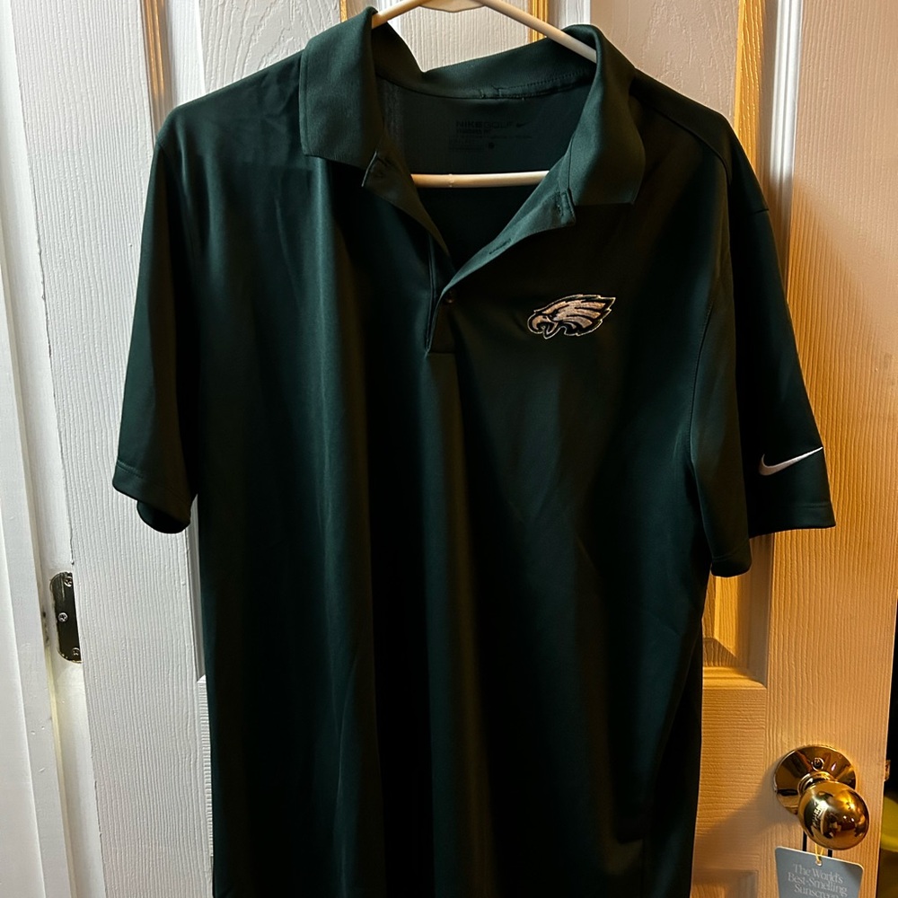 Philadelphia Eagles Nike Green Golf Polo